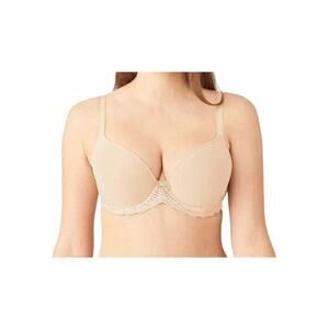 Wacoal La Femme Underwire Contour T Shirt Bra 34 DDD Beige Sexy Full Figure